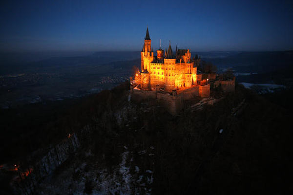 Burg Hohenzollern in der Schwbischen Alb